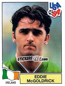 Figurina EDDIE MCGOLDRICK - FIFA World Cup USA 1994 n. 329 - Panini