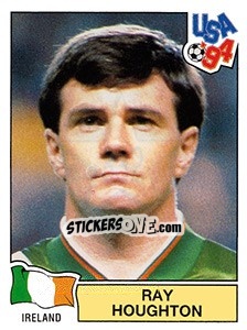 Sticker RAY HOUGHTON - FIFA World Cup USA 1994 - Panini