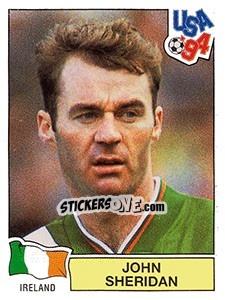 Cromo JOHN SHERIDAN - FIFA World Cup USA 1994 - Panini