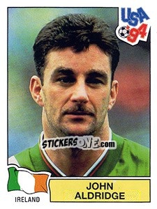 Sticker JOHN ALDRIDGE - FIFA World Cup USA 1994 n. 337 - Panini