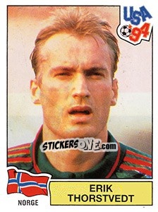 Cromo ERIK THORSTVEDT - FIFA World Cup USA 1994 - Panini