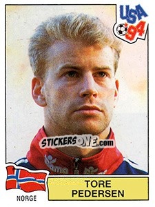 Sticker TORE PEDERSEN - FIFA World Cup USA 1994 - Panini