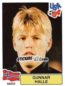 Sticker GUNNAR HALLE - FIFA World Cup USA 1994 n. 351 - Panini