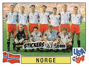 Sticker Team - FIFA World Cup USA 1994 - Panini
