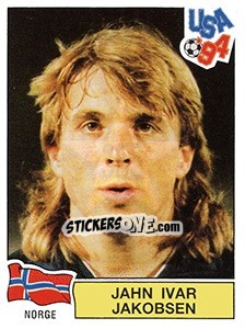 Sticker JAHN IVAR JAKOBSEN - FIFA World Cup USA 1994 - Panini