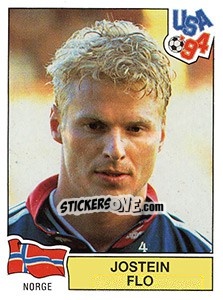 Sticker JOSTEIN FLO - FIFA World Cup USA 1994 - Panini