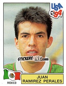 Sticker JUAN RAMIREZ PERALES - FIFA World Cup USA 1994 - Panini