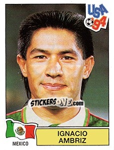 Figurina IGNACIO AMBRIZ - FIFA World Cup USA 1994 - Panini