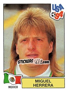 Sticker MIGUEL HERRERA - FIFA World Cup USA 1994 - Panini