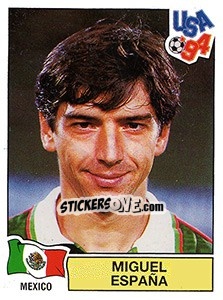 Sticker MIGUEL ESPANA - FIFA World Cup USA 1994 n. 369 - Panini