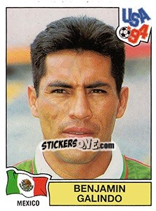 Sticker BENJAMIN GALINDO - FIFA World Cup USA 1994 - Panini
