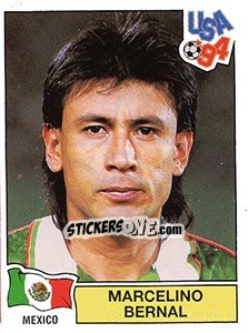 Figurina MARCELINO BERNAL - FIFA World Cup USA 1994 n. 371 - Panini