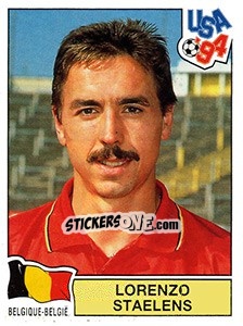Sticker LORENZO STAELENS - FIFA World Cup USA 1994 n. 384 - Panini