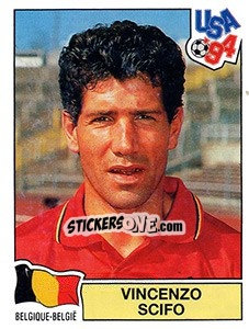 Sticker VINCENZO SCIFO - FIFA World Cup USA 1994 n. 387 - Panini