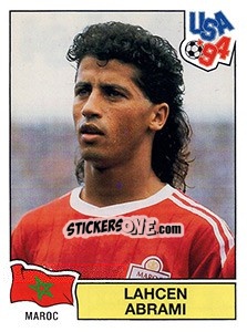 Sticker LAHCEN ABRAMI - FIFA World Cup USA 1994 - Panini