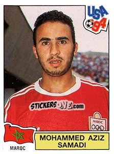 Sticker MOHAMMED AZIZ SAMADI - FIFA World Cup USA 1994 n. 407 - Panini