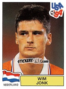 Sticker WIM JONK - FIFA World Cup USA 1994 - Panini