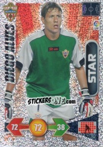Sticker Diego Alves (S) - Liga BBVA 2009-2010. Adrenalyn XL n. 1 - Panini
