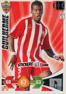 Sticker Guilherme - Liga BBVA 2009-2010. Adrenalyn XL n. 6 - Panini