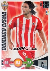 Sticker Domingo Cisma - Liga BBVA 2009-2010. Adrenalyn XL n. 7 - Panini