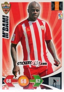 Sticker M'Bami - Liga BBVA 2009-2010. Adrenalyn XL - Panini