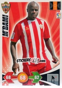 Cromo M'Bami - Liga BBVA 2009-2010. Adrenalyn XL - Panini