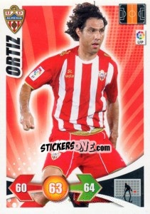 Sticker Ortiz - Liga BBVA 2009-2010. Adrenalyn XL n. 11 - Panini