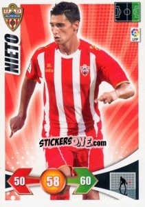 Sticker Nieto - Liga BBVA 2009-2010. Adrenalyn XL n. 15 - Panini