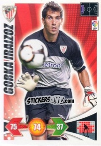 Cromo Gorka Iraizoz - Liga BBVA 2009-2010. Adrenalyn XL - Panini