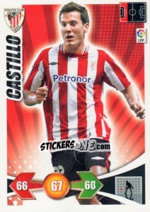 Sticker Castillo - Liga BBVA 2009-2010. Adrenalyn XL n. 24 - Panini
