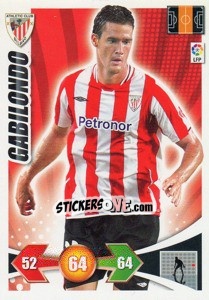 Sticker Gabilondo - Liga BBVA 2009-2010. Adrenalyn XL n. 30 - Panini