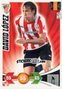 Sticker David Lopez - Liga BBVA 2009-2010. Adrenalyn XL n. 31 - Panini