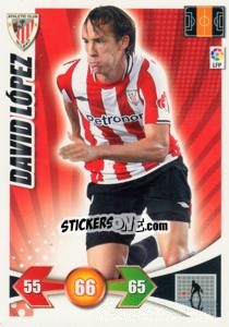 Figurina David Lopez - Liga BBVA 2009-2010. Adrenalyn XL - Panini