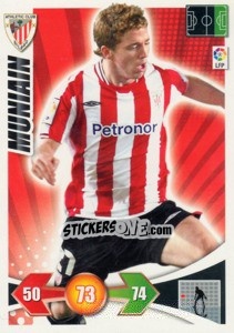 Sticker Muniain - Liga BBVA 2009-2010. Adrenalyn XL n. 33 - Panini