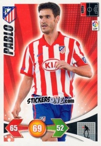 Sticker Pablo - Liga BBVA 2009-2010. Adrenalyn XL - Panini