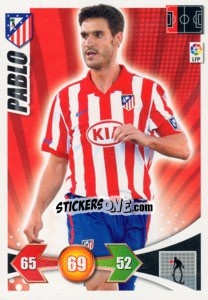 Cromo Pablo - Liga BBVA 2009-2010. Adrenalyn XL n. 41 - Panini
