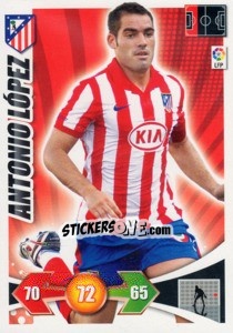 Sticker Antonio Lopez - Liga BBVA 2009-2010. Adrenalyn XL n. 43 - Panini