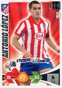 Sticker Antonio Lopez - Liga BBVA 2009-2010. Adrenalyn XL - Panini