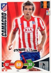 Sticker Camacho - Liga BBVA 2009-2010. Adrenalyn XL n. 44 - Panini