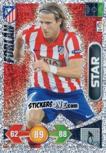 Sticker Forlan (S) - Liga BBVA 2009-2010. Adrenalyn XL - Panini