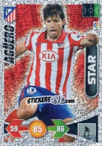 Sticker Aguero (S) - Liga BBVA 2009-2010. Adrenalyn XL n. 53 - Panini