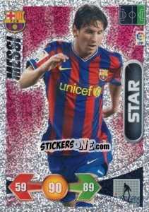 Sticker Messi (S) - Liga BBVA 2009-2010. Adrenalyn XL n. 68 - Panini