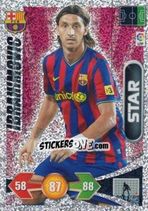 Sticker Ibrahimovic (S) - Liga BBVA 2009-2010. Adrenalyn XL n. 71 - Panini