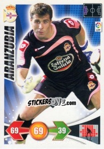 Cromo Aranzubia - Liga BBVA 2009-2010. Adrenalyn XL - Panini