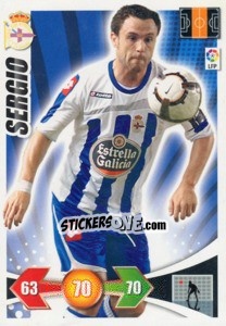 Cromo Sergio - Liga BBVA 2009-2010. Adrenalyn XL - Panini