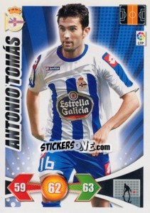 Figurina Antonio Tomas - Liga BBVA 2009-2010. Adrenalyn XL n. 82 - Panini
