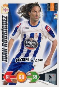 Sticker Juan Rodriguez - Liga BBVA 2009-2010. Adrenalyn XL n. 83 - Panini