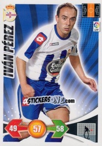 Cromo Ivan Perez - Liga BBVA 2009-2010. Adrenalyn XL - Panini