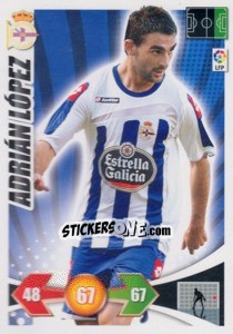 Sticker Adrian Lopez - Liga BBVA 2009-2010. Adrenalyn XL - Panini
