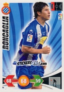 Sticker Roncaglia - Liga BBVA 2009-2010. Adrenalyn XL n. 95 - Panini